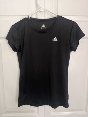 adidas Black Women's Short Sleeve Performance Tee